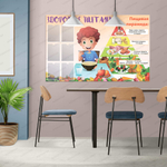 Стенд Здоровое питание с карманами А4 896