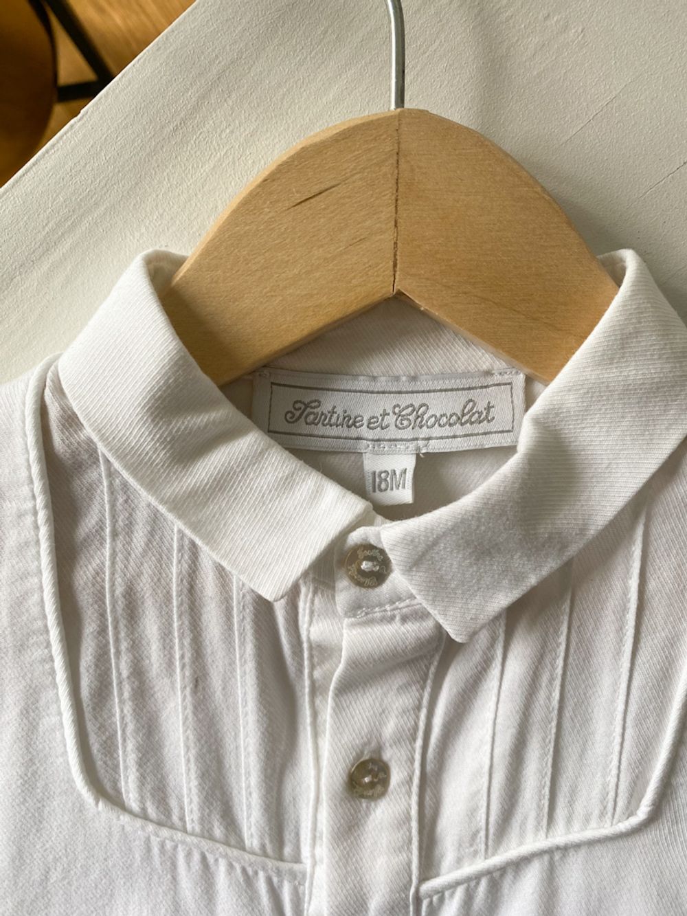 Хлопковая рубашка-боди Tartine et Chocolat, 86