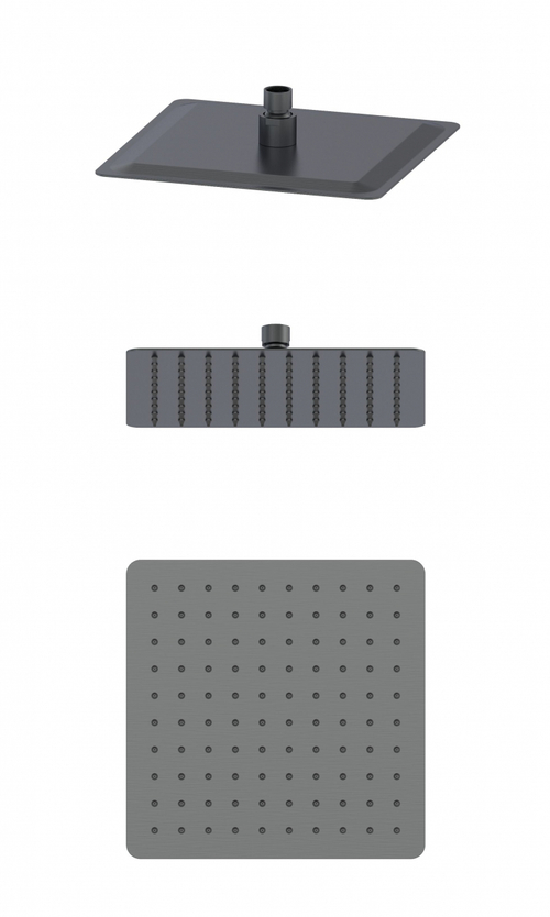 Верхний душ WONZON & WOGHAND, Темный графит (WW-88DP06-BGM)