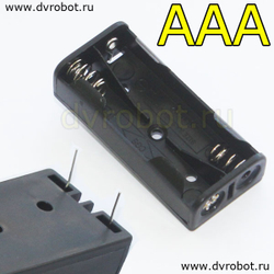 Блок 2 ААА/штырь