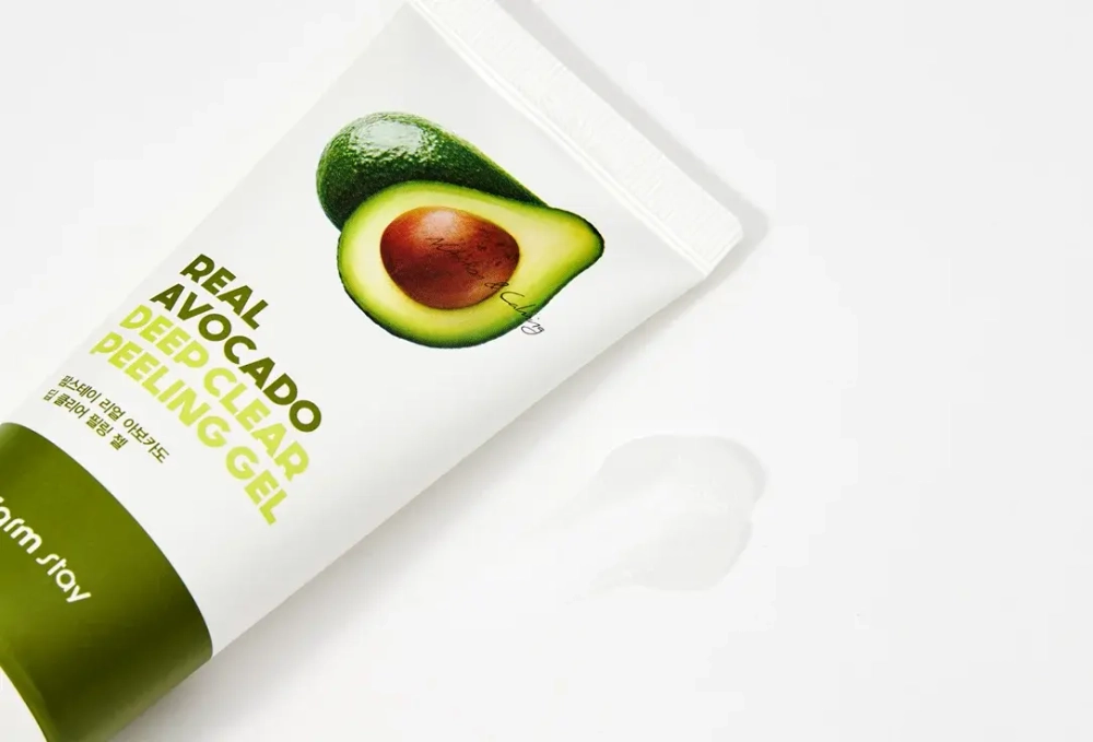 Farmstay Пилинг-гель с экстрактом авокадо real avocado deep clear peeling gel, 100 мл
