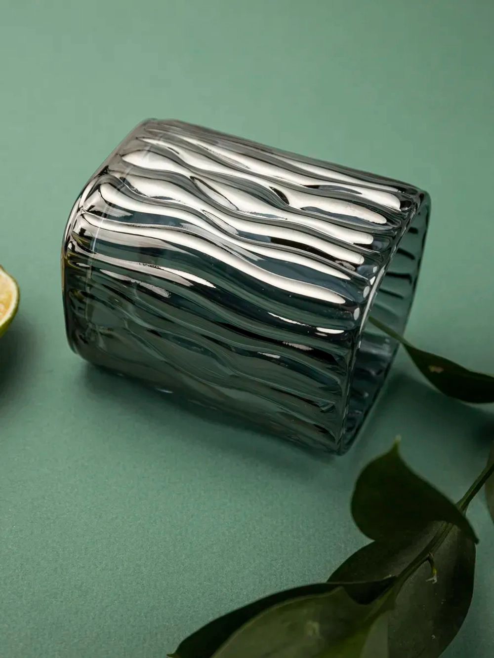 Набор бокалов под дерево 200 мл. 6 шт. черные