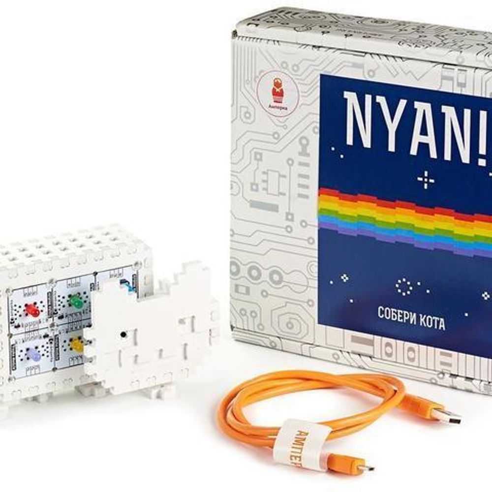 Конструктор электронный Амперка &quot;Nyan!&quot; (вскрытый набор)