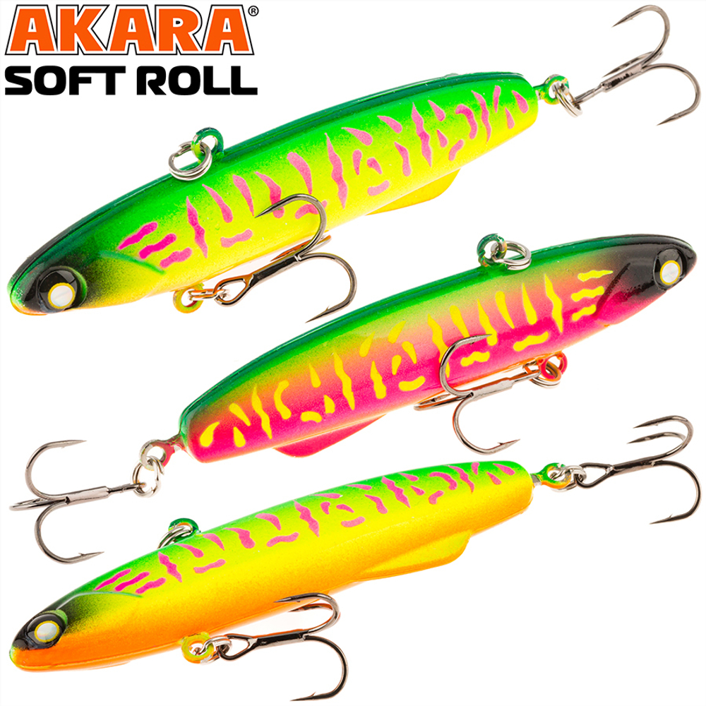 Воблер Akara раттлин Soft Roll 70 мм 17 гр. A207-161