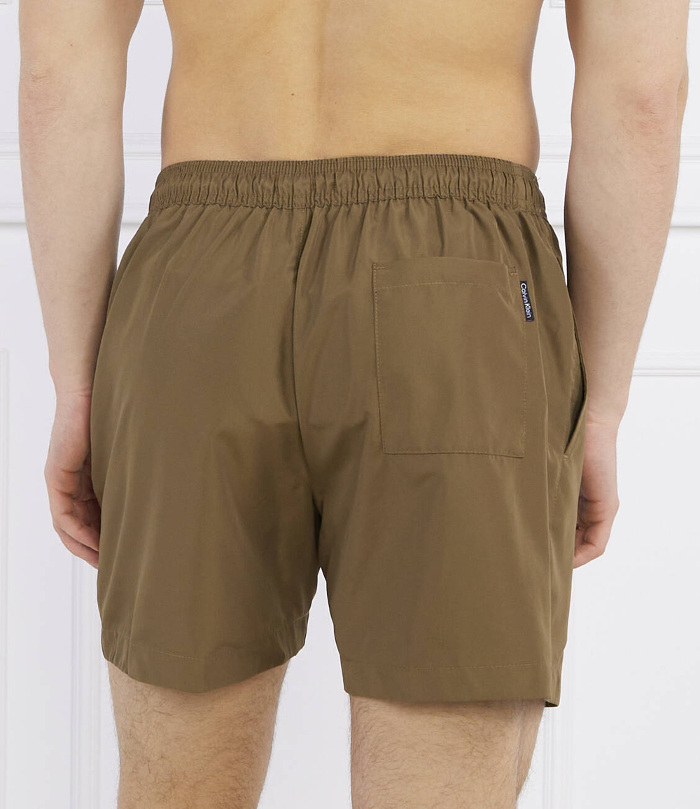 Шорты для плавания Calvin Klein Swimwear - коричневый(KM0KM00800)