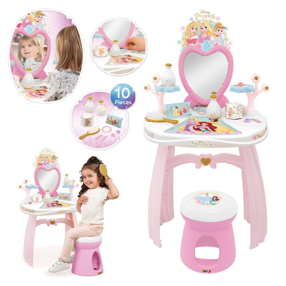 Smoby Принцессы Диснея - Туалет и стул + 10 аксессуаров 320251 / артикул   320251  / GTIN 3032163202516