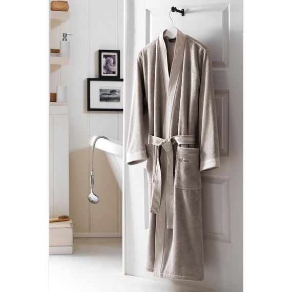 Linen махровый мужской халат SOFT COTTON Турция