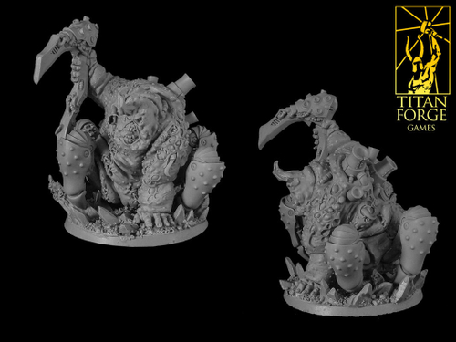 Grand Alliance Chaos Maggotkin of Nurgle Great Unclean One 1 шт. миниатюра для dnd, днд, pathfinder, фентези, Настольная игра, НРИ, Варгейм, РПГ