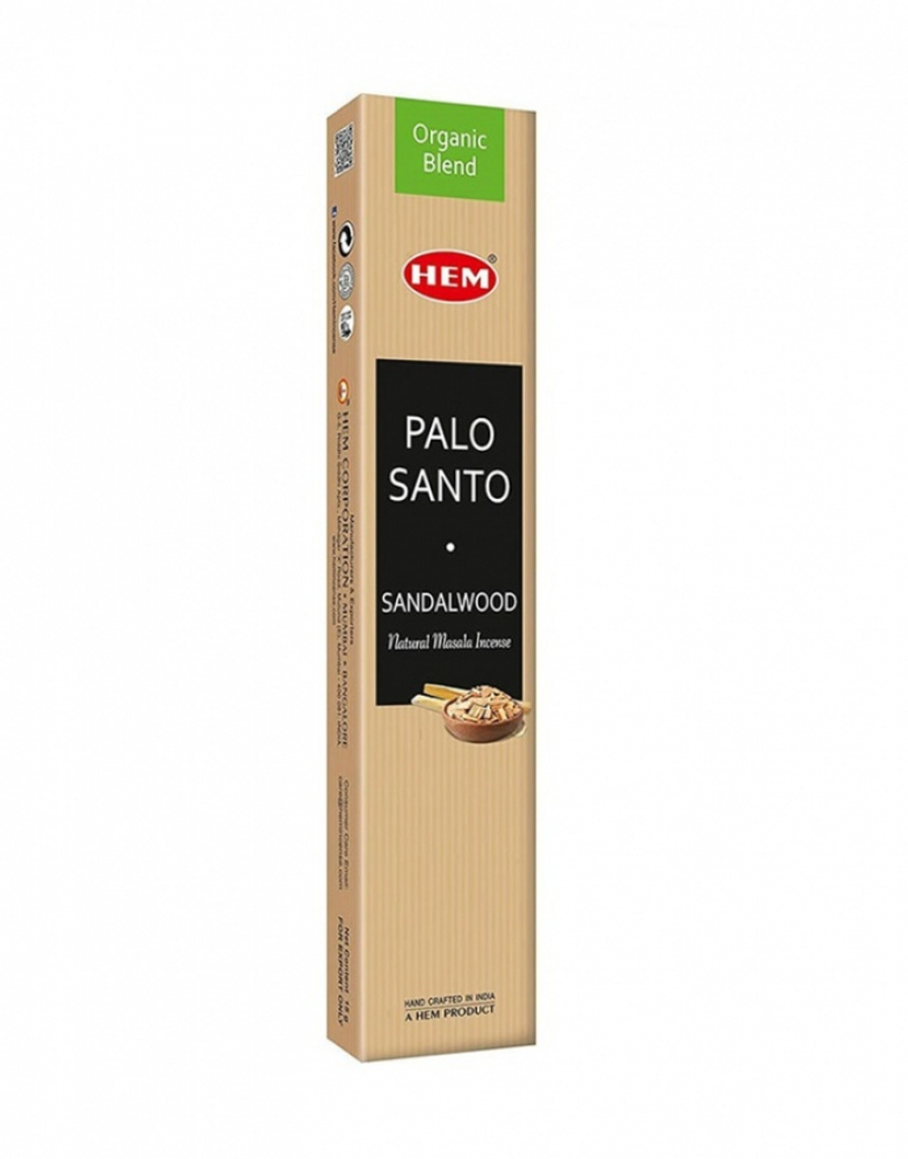 HEM Palo Santo Sandalwood Masala Благовоние Пало Санто-Сандаловое Дерево Масала15г