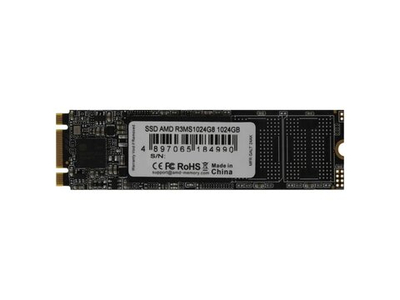 SSD накопитель AMD Radeon 1ТБ, M.2 2280, SATA III, [R3MS1024G8]