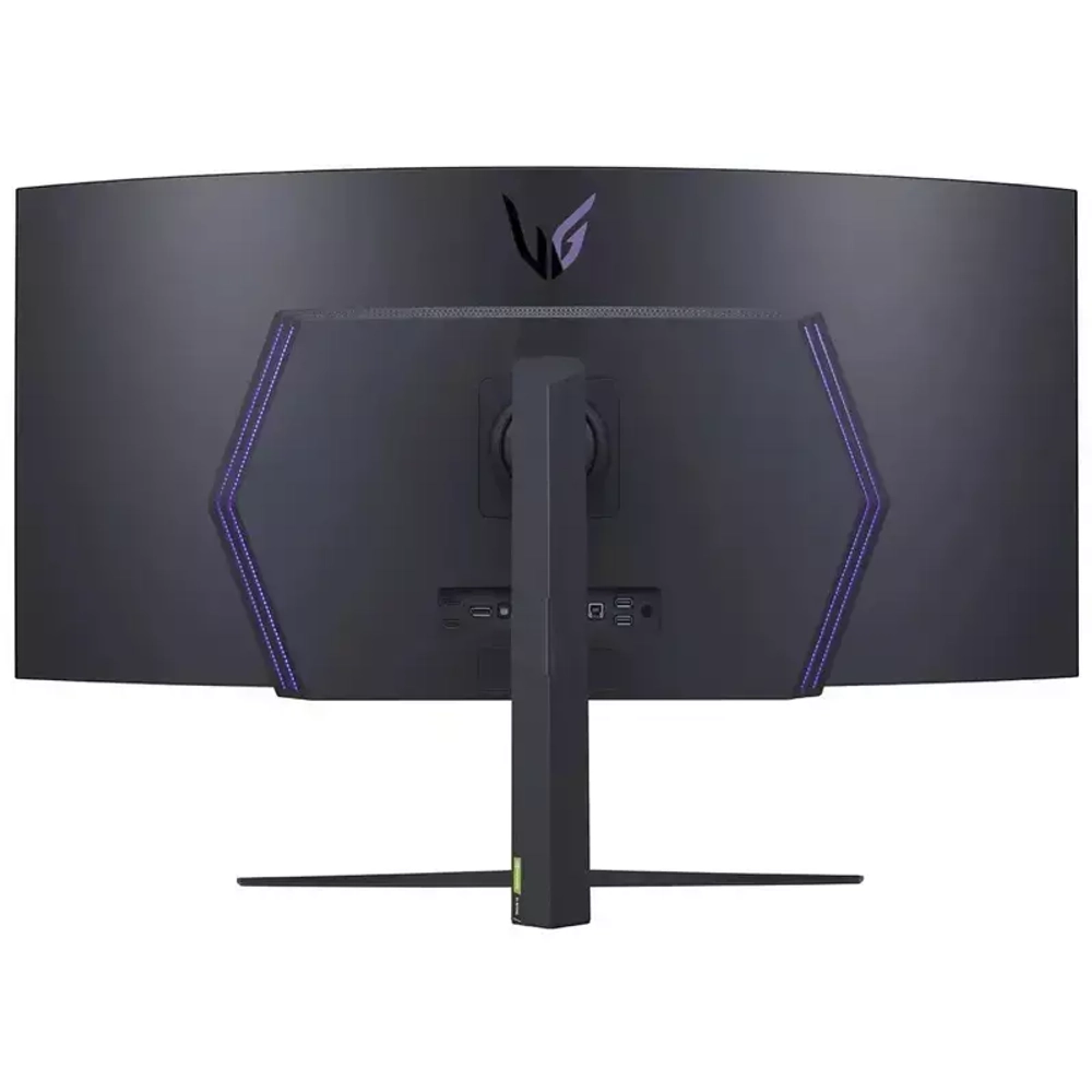 Монитор LG 44,5"; UltraGear 45GR95QE-B Curved OLED monitor, 3440x1440, 200cd/m2, 16:9, 0.3мс (GtG), HDMIx2, DP, Audio out, USB hub, 240Hz