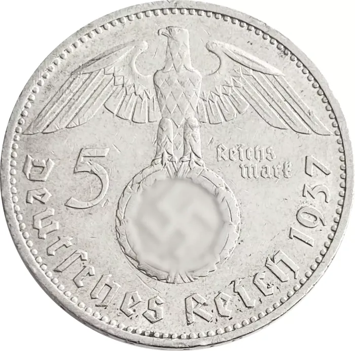 5 рейхсмарок 1937 Германия (Третий рейх) "A"