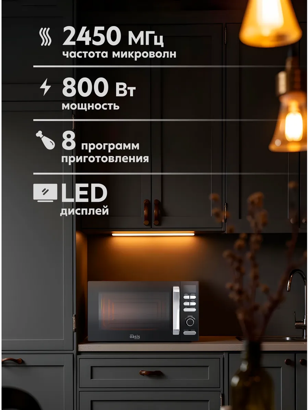 Микроволновая печь OASIS MW-80EB