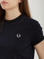 Женская Футболка Cropped Ringer
