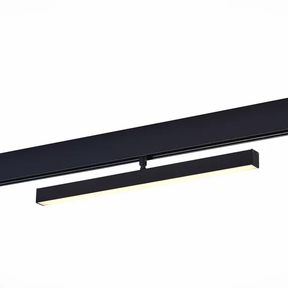 ST802.436.12 Магнитный трековый светильник Черный LED 1*12W 3000K 700Lm Ra>90 120° IP20 L405xW22,5xH СКАЙЛАЙН 48V