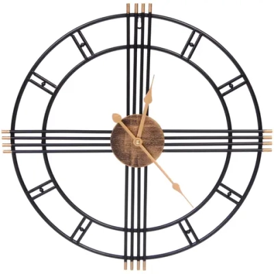 Часы настенные «LOFT HOME « 50см, черные