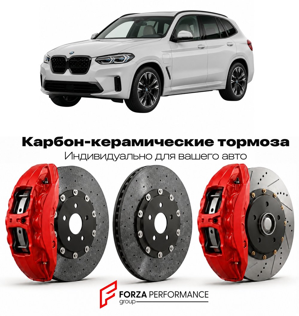 Карбон-керамическая тормозная система для BMW iX3 I G08 2020-2026 БМВ