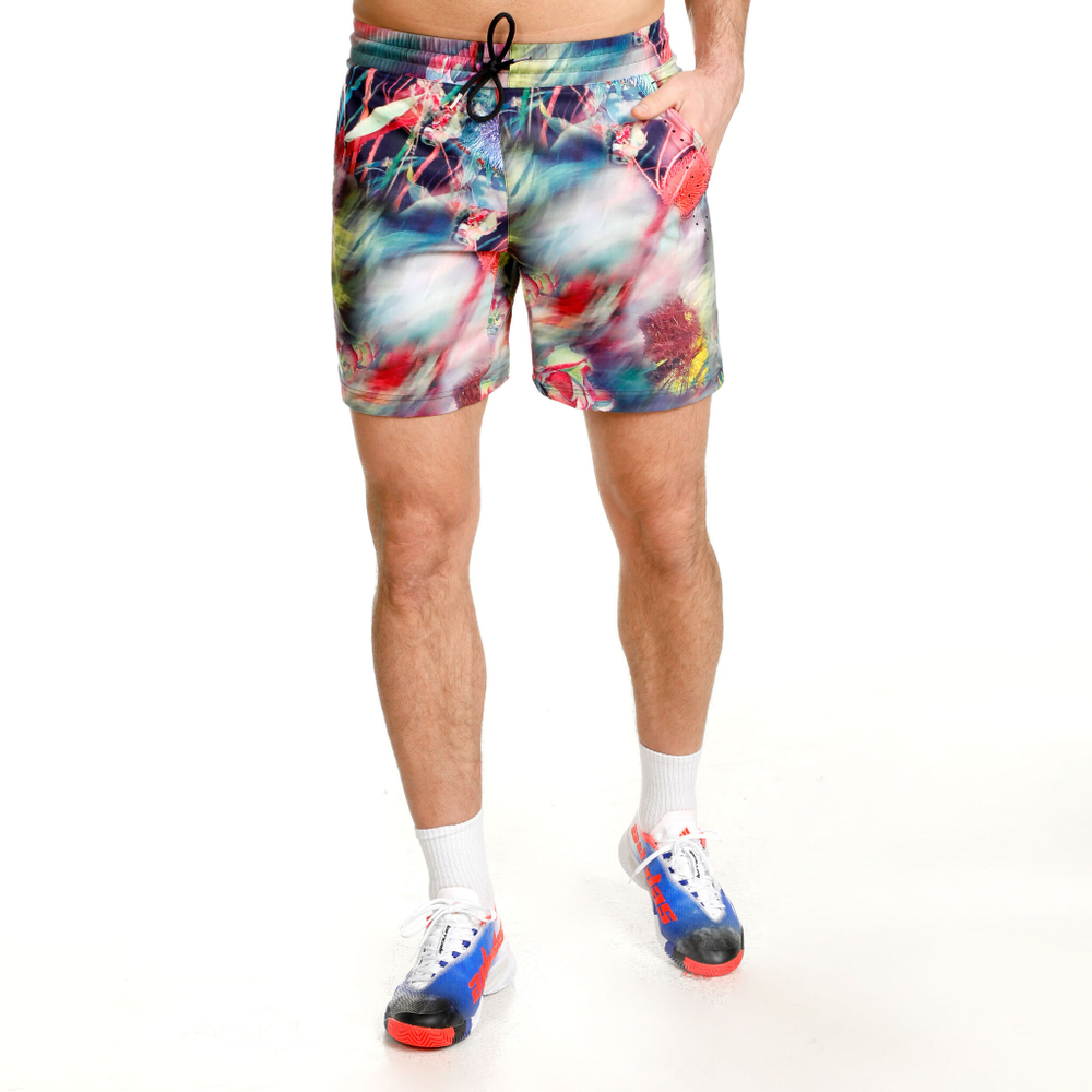 Мужские теннисные шорты adidas Melbourne Ergo Graphic Shorts Men - Multicoloured