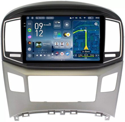 Магнитола для Hyundai H1, Grand Starex 2015-2022 (ШГУ монохром) - Teyes CC4-PRO монитор 9.5" 2K QLED на Android 13, Snapdragon 778G, AI, CarPlay, DSP, 4G SIM-слот