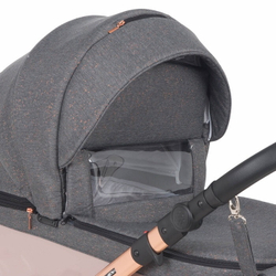 Детская коляска Adamex Chantal Star Collection 2 в 1 STAR004 серый+роз.золото