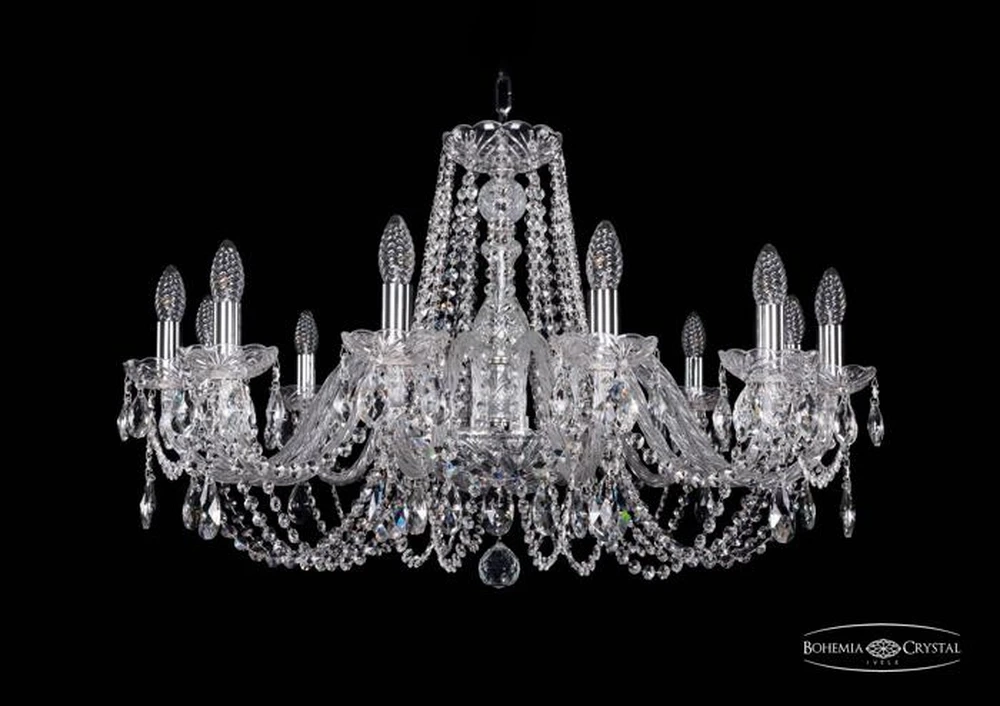 Подвесная люстра Bohemia Ivele 1402/12/300/Ni