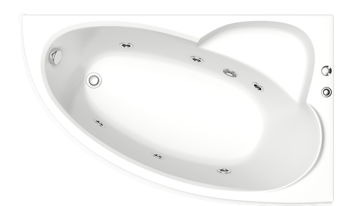 Гидромассажная ванна Bas Сагра R 160х100
