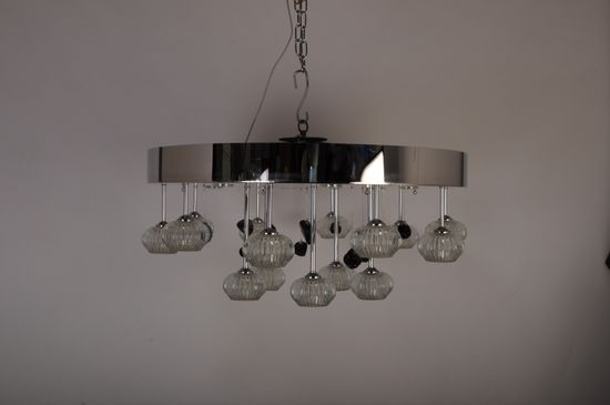 Люстра потолочная MANNE PL.7447-15+6(CR) d80