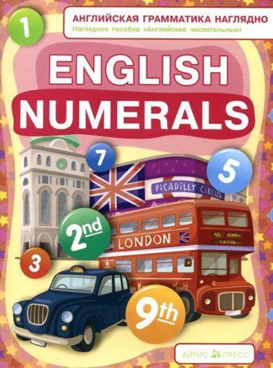 Постер English Numerals (Числительные) 60*90