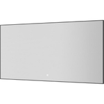 Зеркало прямоугольное Armadi Art Modern 140*70см 543-140-GM подсветка, сенсор, антизапотевание, GUN METAL