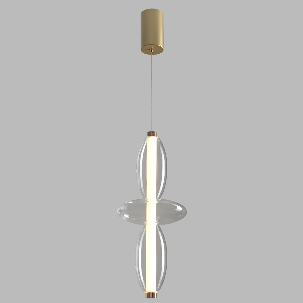 Светильник подвесной Crystal Lux QUASAR SP14W LED TRANSPARENT