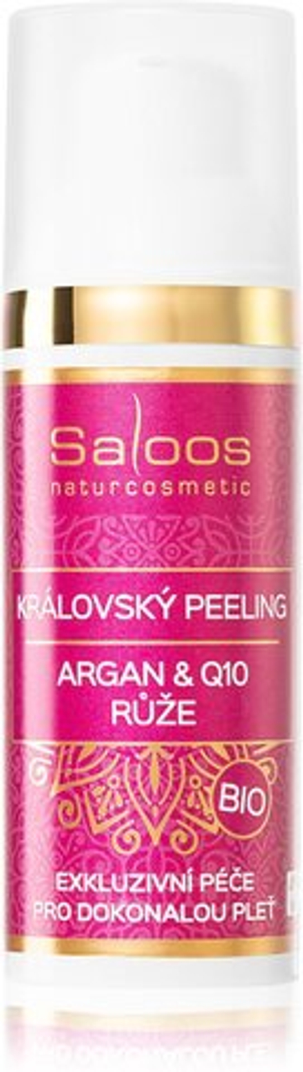 Saloos Bio Royal Peeling Rose - омолаживающий скраб для лица /   50  ml  / GTIN 8595666006302