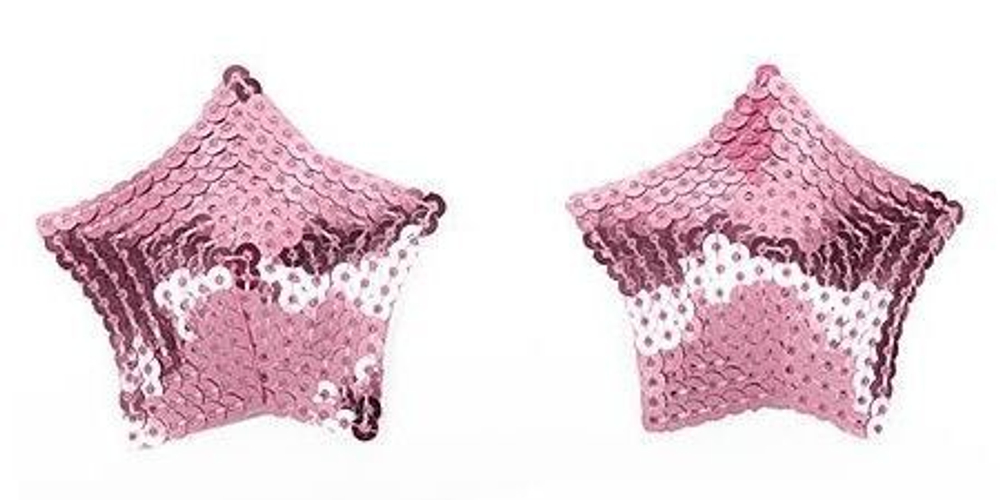 Розовые пэстисы-звездочки (Цвет: розовый)