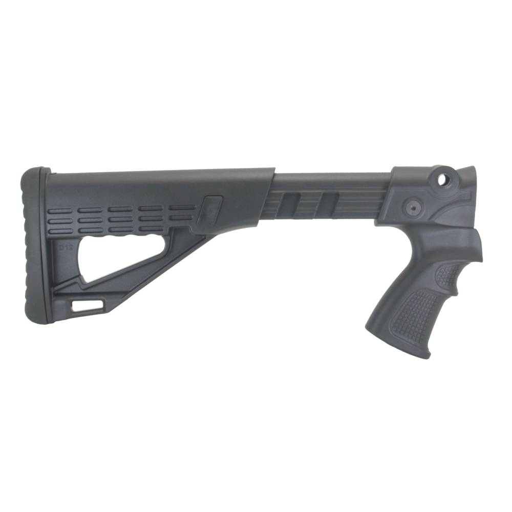 Приклад пластиковый на МР-135, МР-155, DLG Tactical, черный