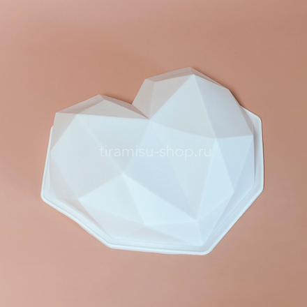 Силиконовая форма «Сердце оригами» 21х20 см