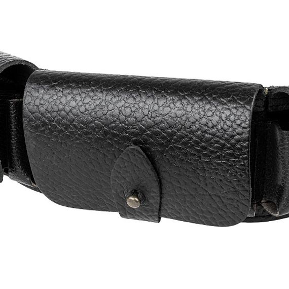 Патронташ К-12 закрытый на 24 патрона кожа HS-ПО-4