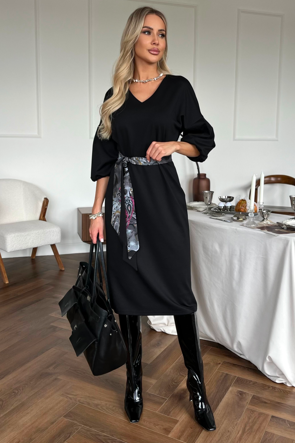 Платье Роберта №1/1 пояс Valentina