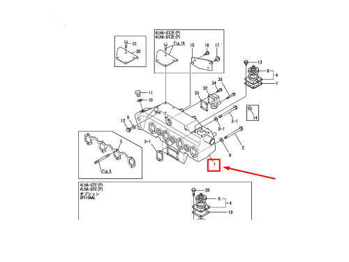 119175-13113 MANIFOLD EXHAUST