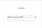 Душевая дверь Vincea Slim-N VDS-4SN130CGB 130 стекло тонированное/профиль черный