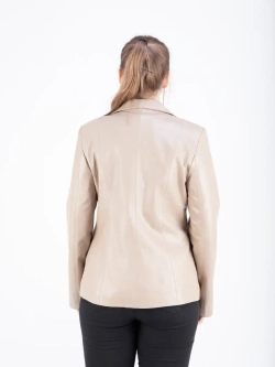 Куртка женская кожаная блейзер женский