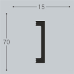 bello deco Молдинг XPS М 17 (70x15) 00-00104208