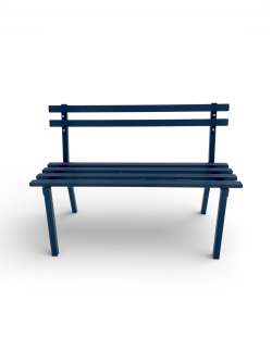 Скамейка садовая "Ладно". 1,0м. Целиком из металла.