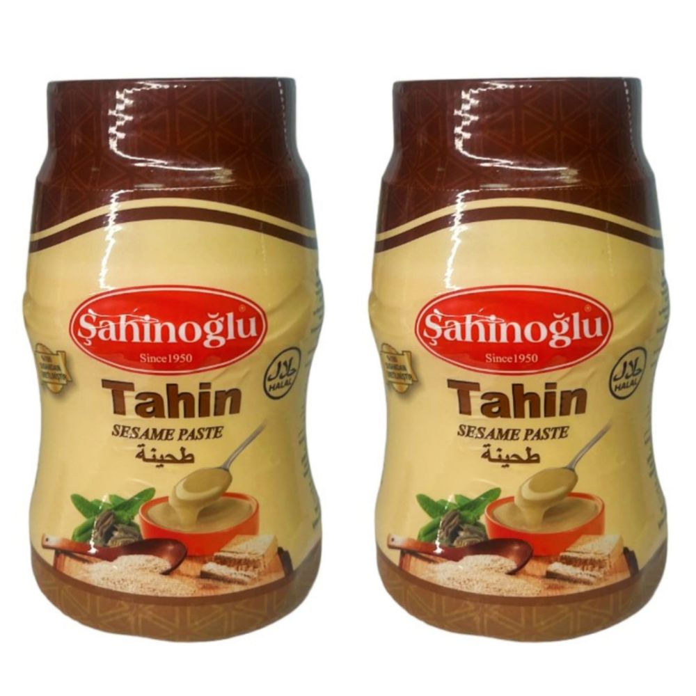 Кунжутная паста Sahinoglu Tahin sesame paste 450 г x 2 шт