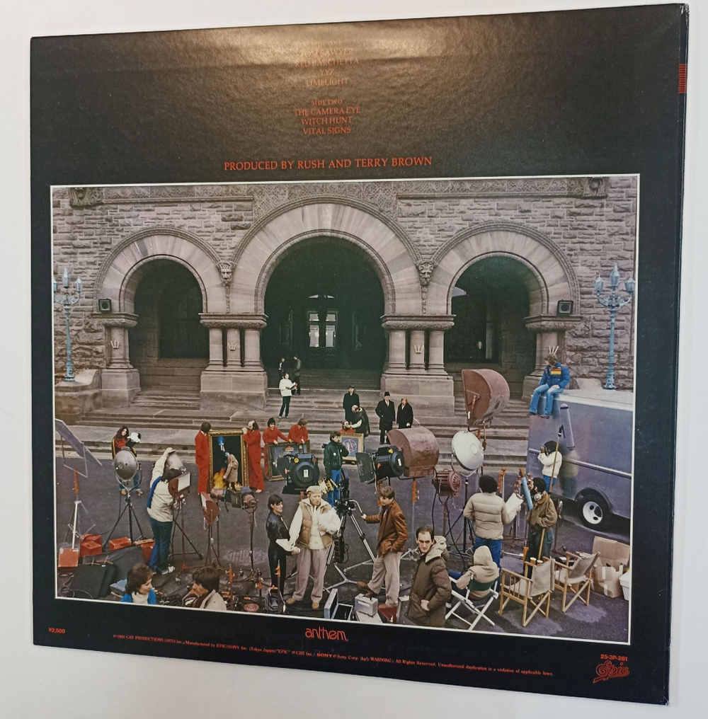 Винтажная виниловая пластинка Rush Moving Pictures (Japan 1981)