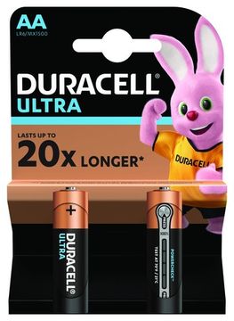 Батарейка тип AA DURACELL LR6 ULTRA POWER уп 2 шт