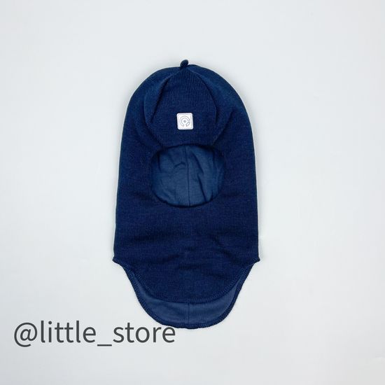 Шапка-шлем зимняя, Темно-синяя