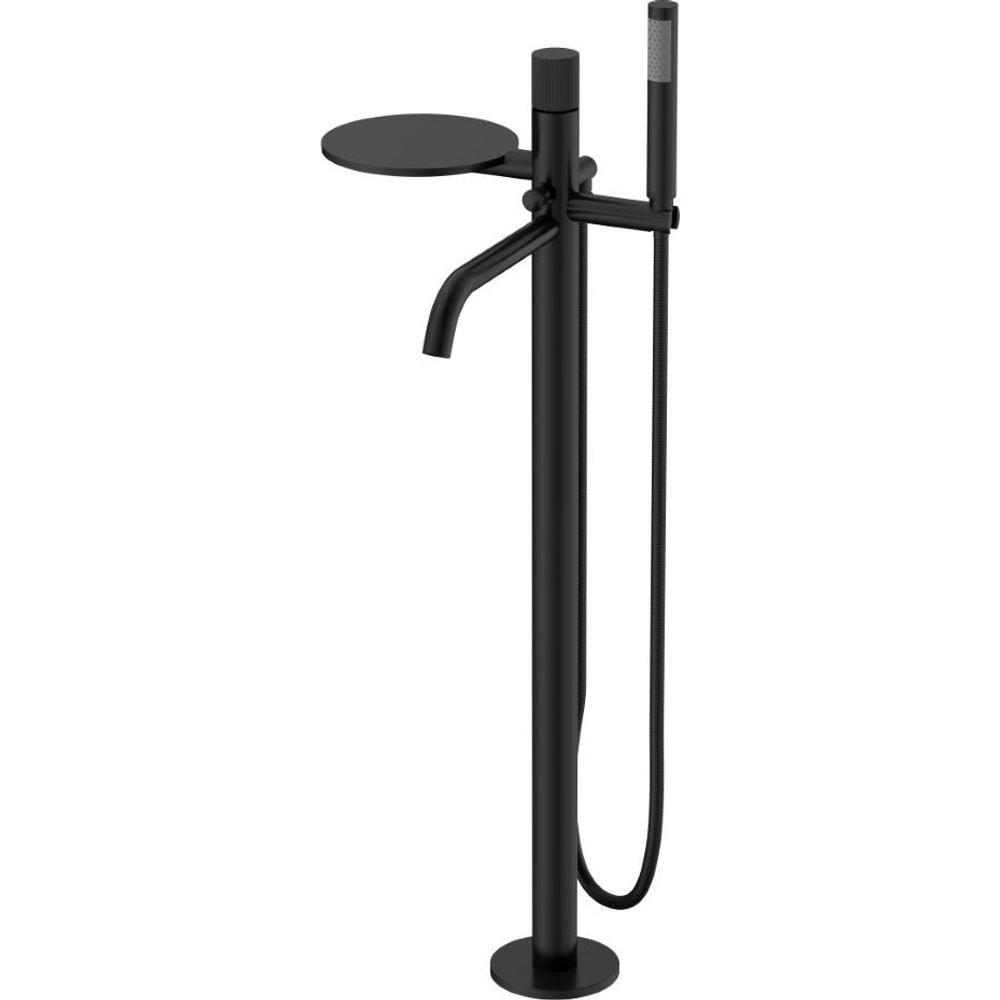 Напольный смеситель для ванны с душем Boheme Stick 129-BB.3 BLACK LINEA