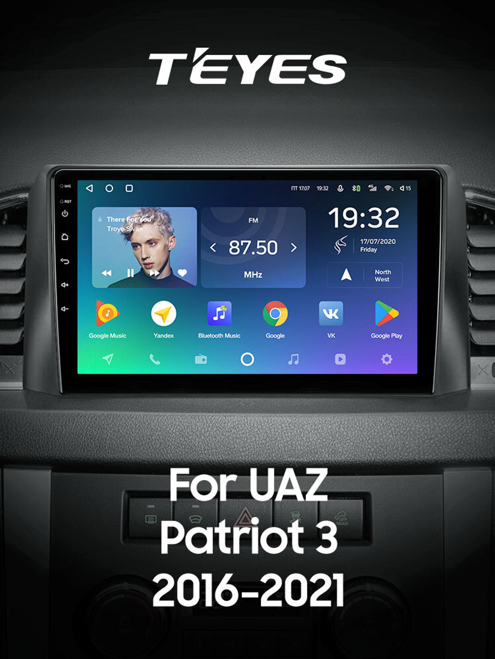 Teyes SPRO Plus 9"для UAZ  Patriot 3 2016-2021