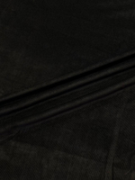 Микровельвет купра с вискозой черный