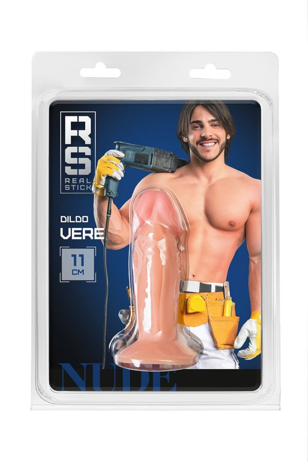 Анальный фаллоимитатор RealStick Nude Vere телесный 11 см