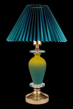 Настольная лампа 1*Е27 LE1957 зелёный/жёлтый Muses Leon